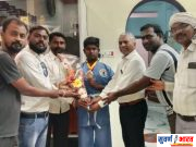 राष्ट्रीय लाठी स्पर्धेत आदर्श देविदास कांबळे यांना सुवर्ण पदक