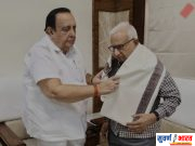 डॉ. गिरीष गांधी यांचा माजी.खा.नरेश पुगलिया यांच्या हस्ते सत्कार; विदर्भ साहित्य संघाच्या प्रगतीबाबत व्यक्त विश्वास