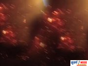 शेतकऱ्याच्या गुरांच्या गोट्याला आग जळून खाक सोनुर्ली गावातील येथील घटना