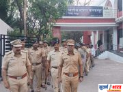 बल्लारपूर : हनुमान जयंतीच्या पार्श्वभूमीवर पोलिसांचा मोठा रूट मार्च, सुरक्षिततेसाठी सज्ज