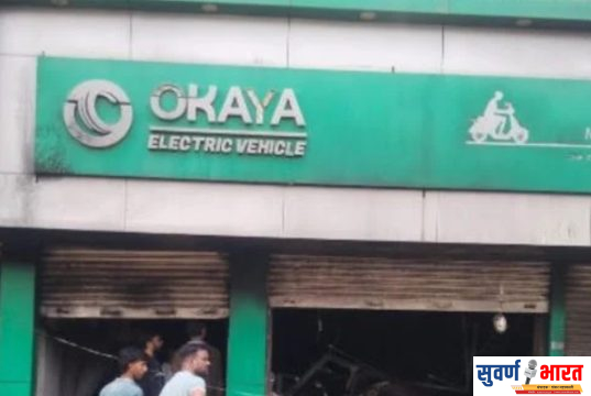 इलेक्ट्रिक वाहनांच्या गोडावूनला आग; २५ दुचाकी जळून खाक, सुदैवाने मोठा अनर्थ टळला