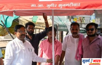कडक उन्हात दिलासा देणारी सावली : आमदार सुधीर मुनगंटीवार यांचा उपक्रम