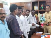 पोलीस बॉईज असोसिएशनतर्फे जिल्हा पोलीस अधीक्षक आयुष नोपानी यांचे स्वागत