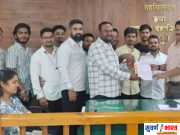 ब्रम्हपुरीतील महामार्गावर गतिरोधक बसविण्याची मागणी; भाजप युवा मोर्चाचे तहसीलदारांना निवेदन