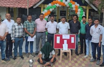 वरोऱ्यात पिस्तूल व १० जिवंत काडतुसांसह आरोपी अटकेत