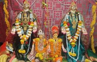 इंग्रजाच्या काळापासून सोईट येथे कोहपरे परिवाराच्या घरी होतेय जेष्ठा गौरीची घटस्थापना